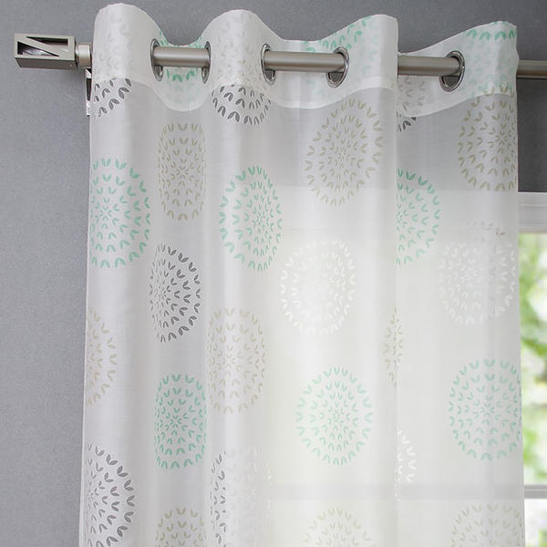 Ösenschal Bella - Baumwolle / Polyester - Türkis - 135 x 225 cm
