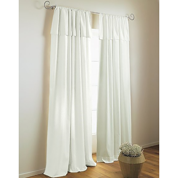 Fertiggardine Lene - Baumwolle - Weiß - 140 x 225 cm