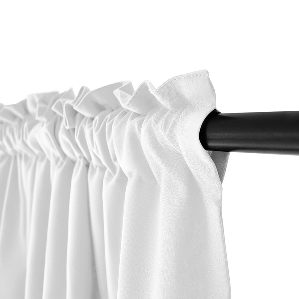 Fertiggardine Lene - Baumwolle - Weiß - 140 x 225 cm