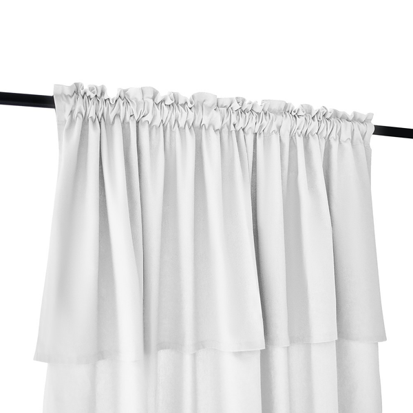 Fertiggardine Lene - Baumwolle - Weiß - 140 x 225 cm