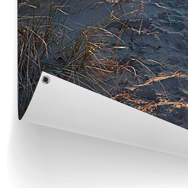 Outdoor-Poster Dünenweg zum Meer - PVC - Blau