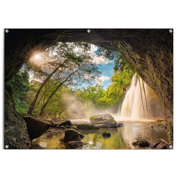 Outdoor-Poster Steinhöhle - PVC - Mehrfarbig