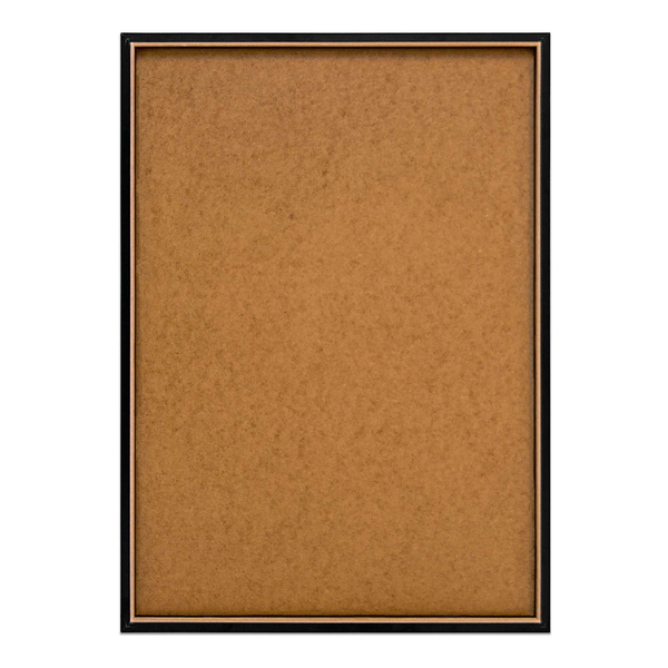 Gerahmtes Bild Abstrakte Illusion II - Holzrahmen ohne Glas - Beige