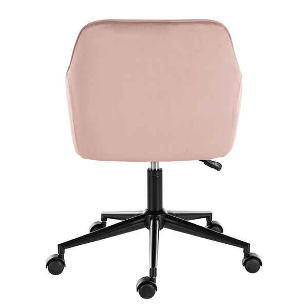 Bürostuhl TILLY - Samt Vilda: Altrosa