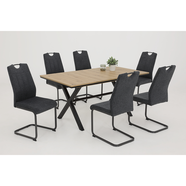 Freischwinger Cotulla II (4er-Set) - Anthrazit