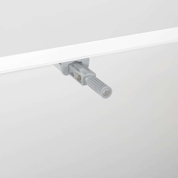 Schreibtisch LINDHOLM 2 Schubladen - Weiß / Eiche
