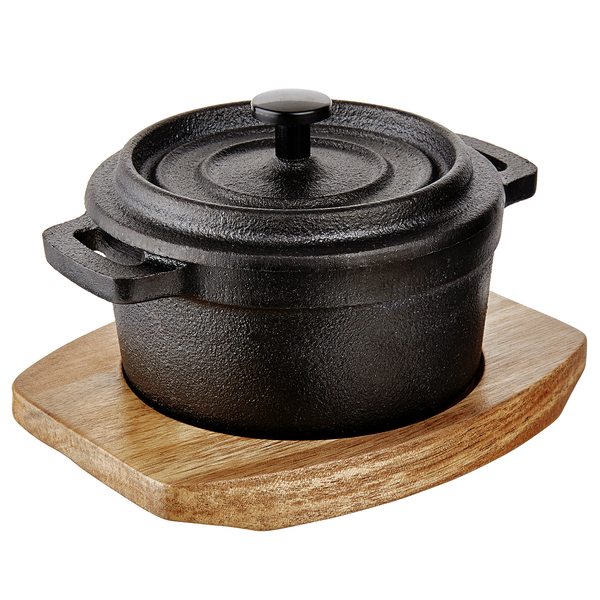 Mini-Serviertopf HOT IRON - Gusseisen - Schwarz