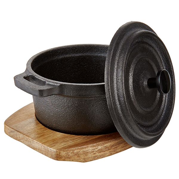 Mini-Serviertopf HOT IRON - Gusseisen - Schwarz