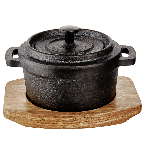 Mini-Serviertopf HOT IRON - Gusseisen - Schwarz