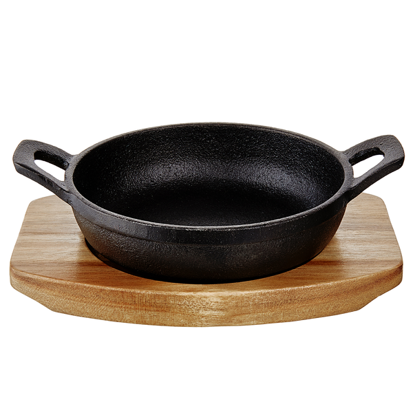Mini-Servierpfanne HOT IRON - Gusseisen - Schwarz