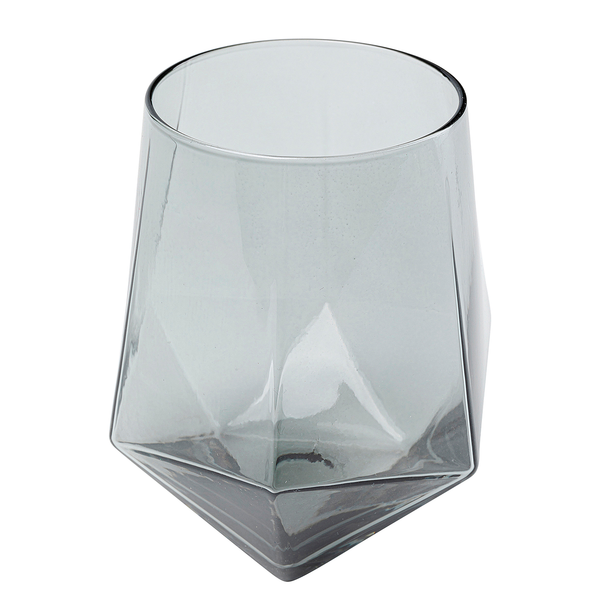 Wasserglas Diamond Smoke (4er-Set) - Glas - Transparent / Grau