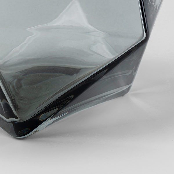 Wasserglas Diamond Smoke (4er-Set) - Glas - Transparent / Grau