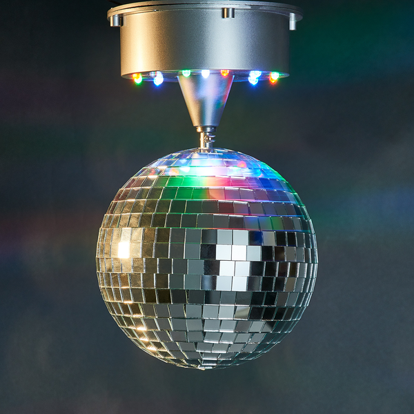 Discokugel DISCO - PVC / Glas - Silber