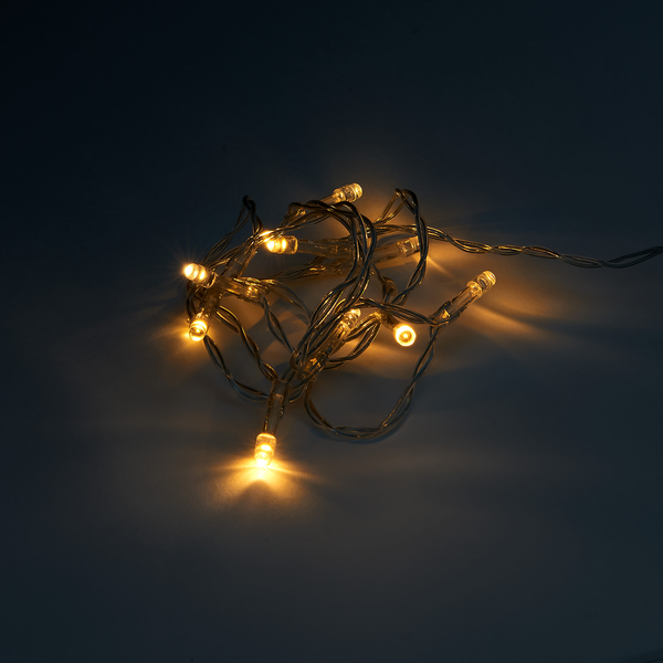 LED-Lichterkette LIGHTS - Polyester - Transparent