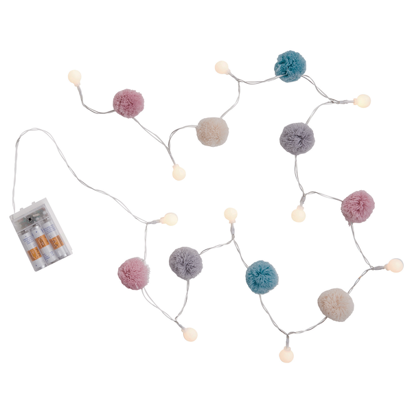 Lichterkette HIPPIE LIGHTS - Aluminium / PVC - Mehrfarbig