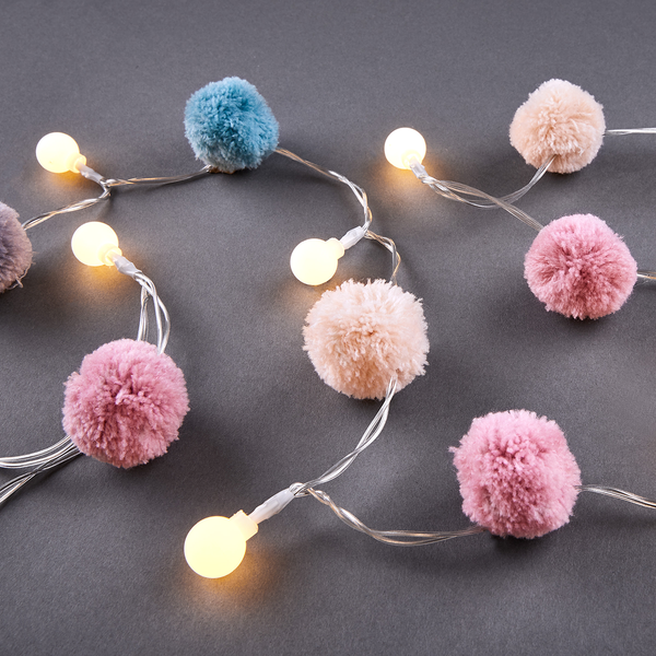 Lichterkette HIPPIE LIGHTS - Aluminium / PVC - Mehrfarbig
