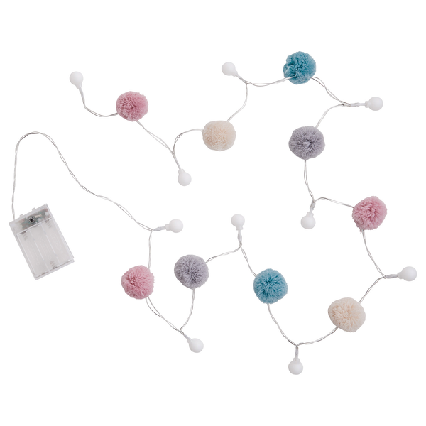 Lichterkette HIPPIE LIGHTS - Aluminium / PVC - Mehrfarbig