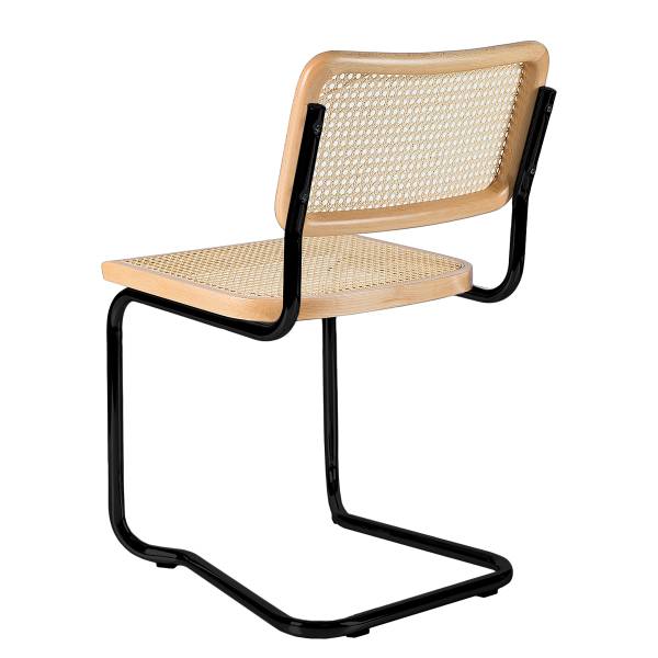 Freischwinger HOLM 2er-Set - Buche - Schwarz