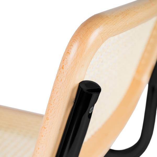 Freischwinger HOLM 2er-Set - Buche - Schwarz