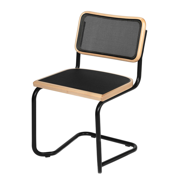 Freischwinger HOLM 2er-Set  Mesh - Schwarz