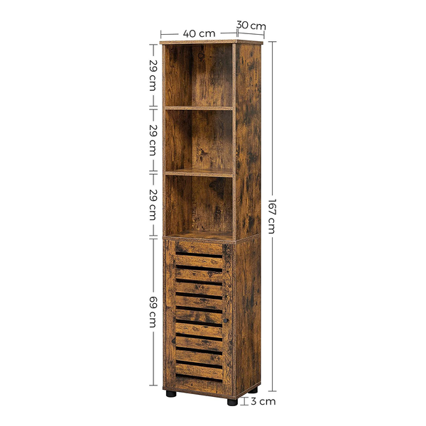 Hochschrank Jamban - Braun
