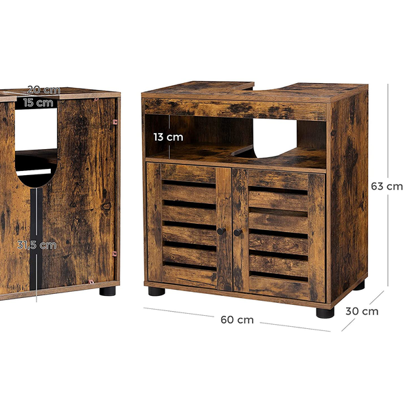Waschbeckenunterschrank Jamban II - Braun