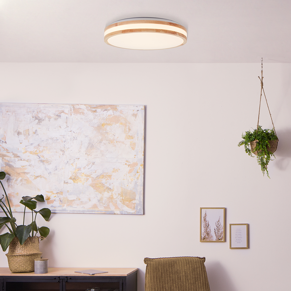 LED-Deckenleuchte Laskos - Acrylglas / Eisen - 1-flammig