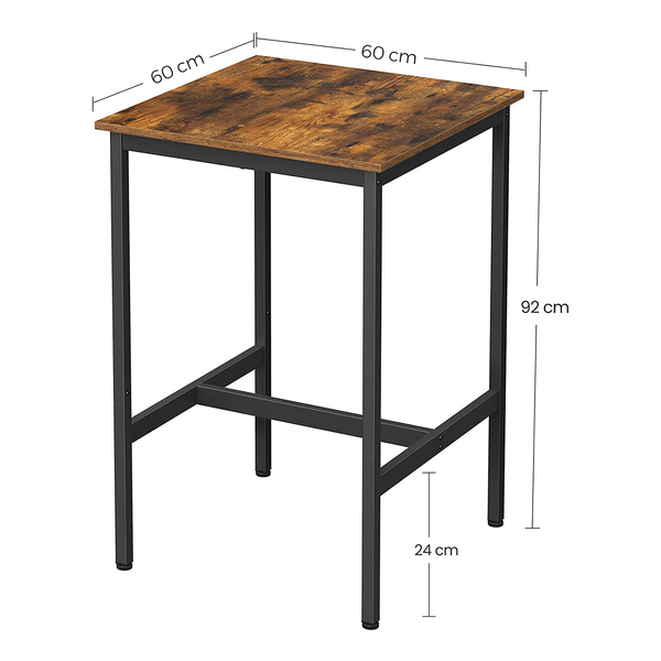 Bartisch Seix II - Braun / Schwarz