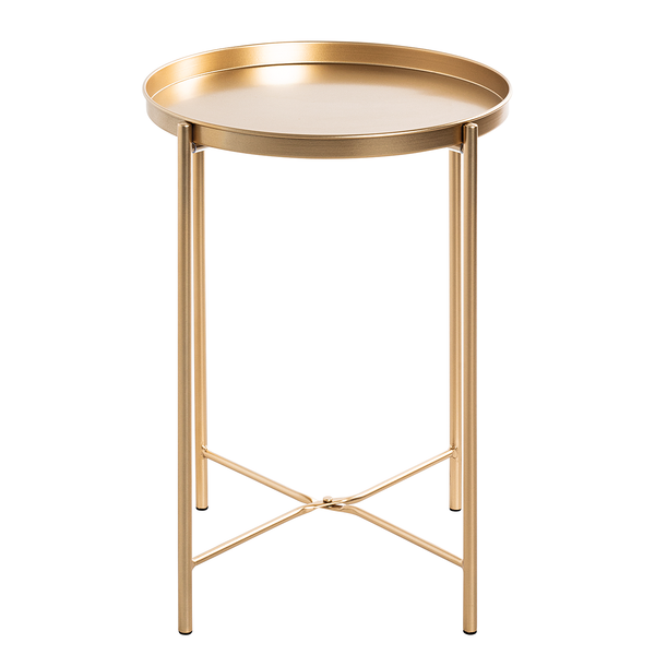 Beistelltisch Gilsay - Metall - Gold - Gold