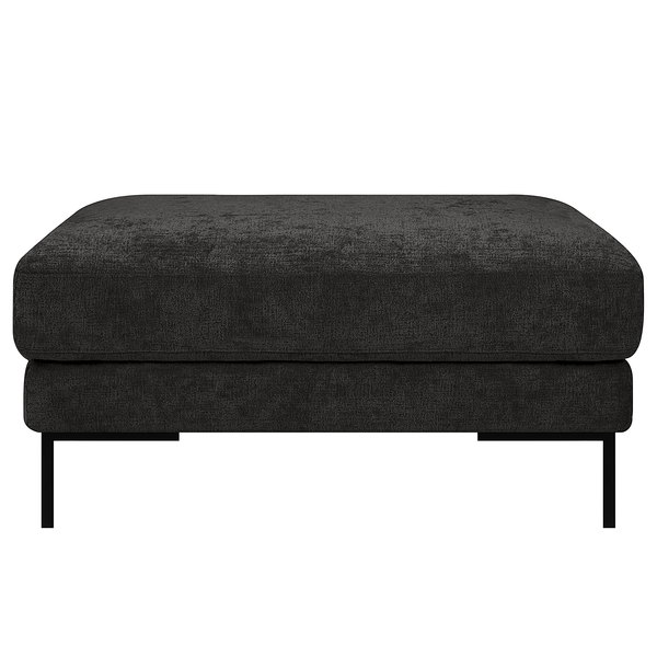 Polsterhocker Luton - Chenille Alita: Anthrazit