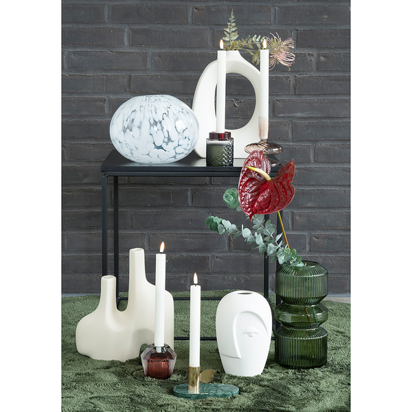 Vase Calden - Glas - Grün