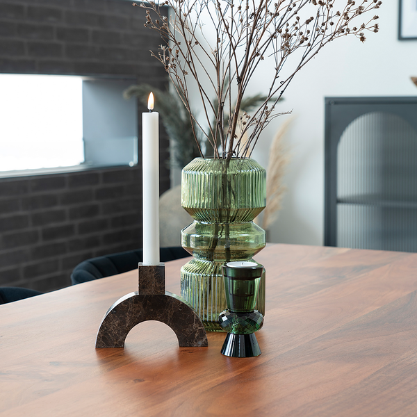 Vase Calden - Glas - Grün