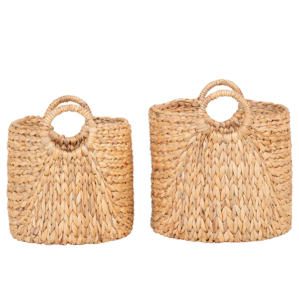 Korb Possa Rund 2er-Set - Wasserhyazinthe