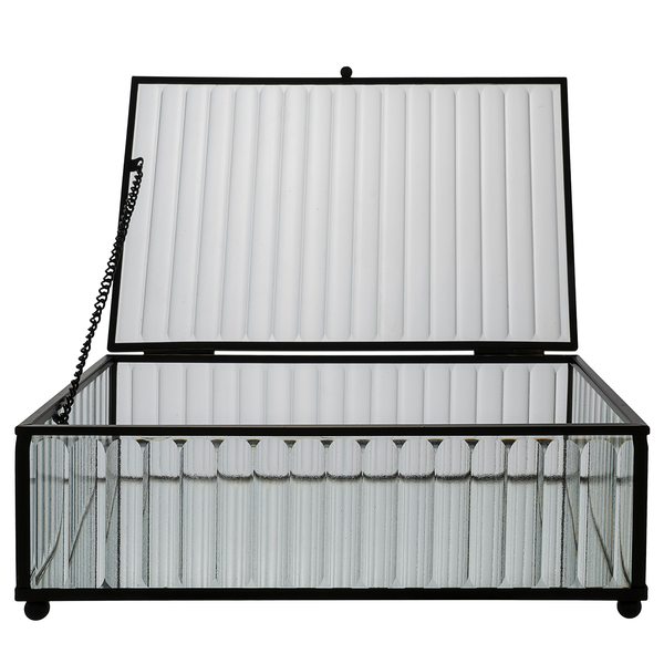 Box Sigtuna - Glas / Metall - Schwarz