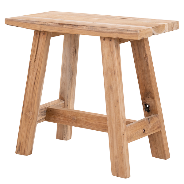 Sitzbank Bryne - Teakholz Massiv - Tiefe: 50 cm
