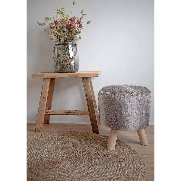 Sitzbank Bryne - Teakholz Massiv - Tiefe: 50 cm