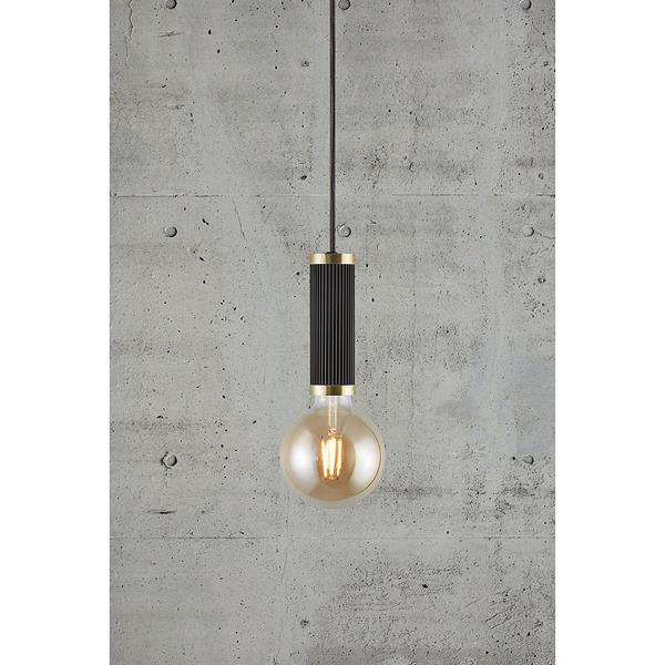 Pendelleuchte Galloway - Stahl - 1-flammig