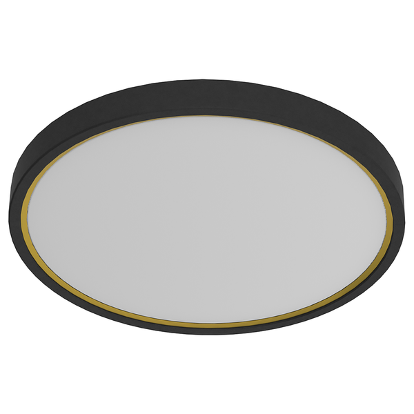 Deckenleuchte Noxy - Kunststoff - 1-flammig - Schwarz