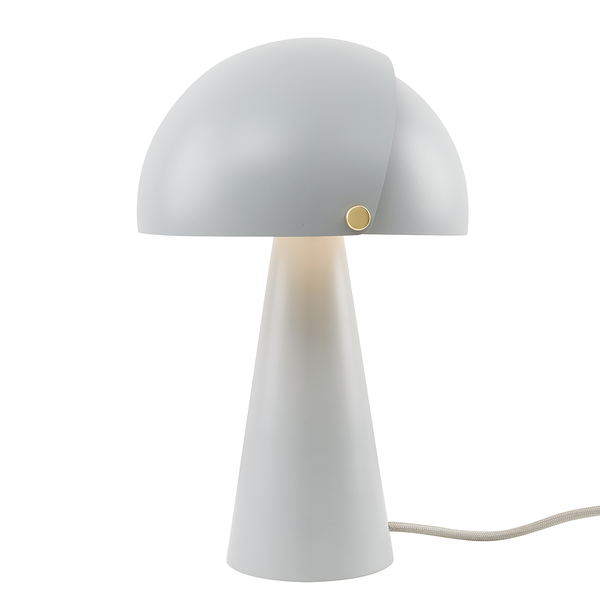 Tischleuchte Align - Stahl / PVC - 1-flammig - Grau