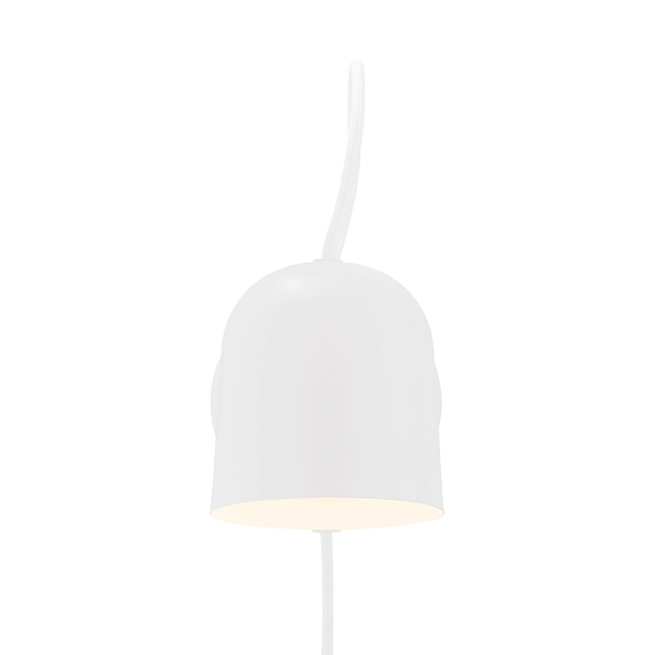 Wandleuchte Angle - Stahl - 1-flammig - Weiß - Weiß
