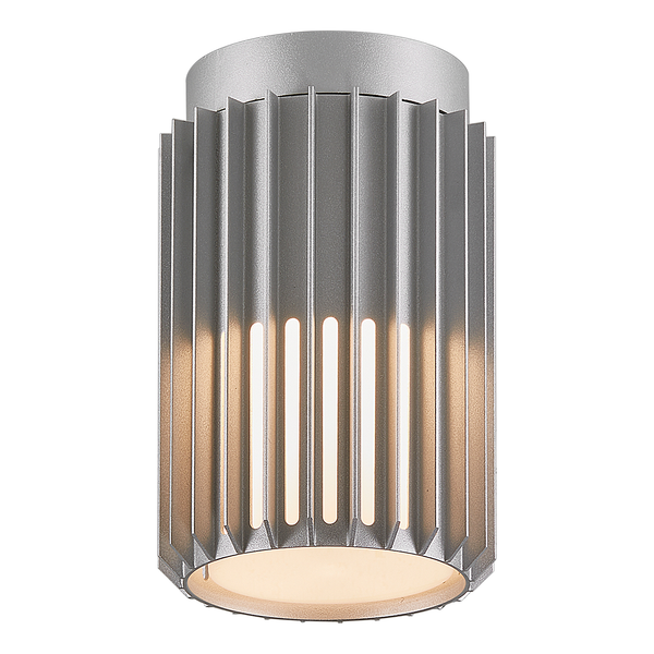 Deckenleuchte Aludra - Aluminium - 1-flammig - Silber - Silber