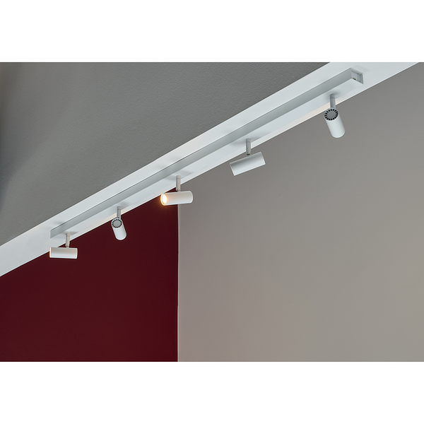 LED-Deckenleuchte Omari I - Stahl - 5-flammig - Weiß - Weiß