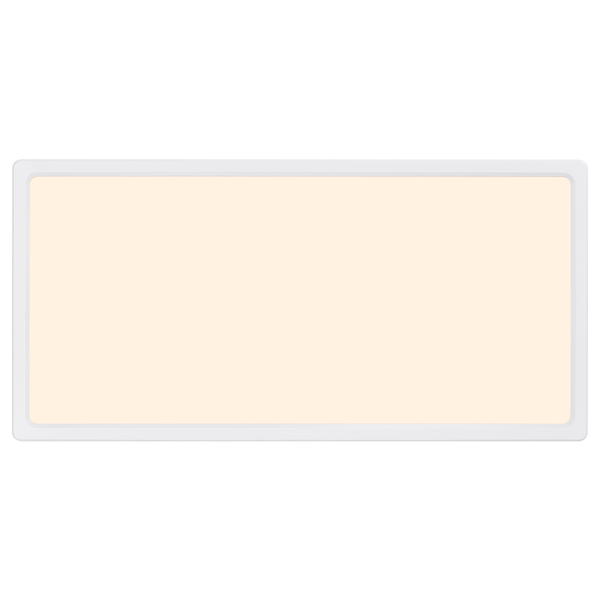 Deckenleuchte Harlow - PVC - Weiß - 1-flammig