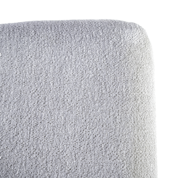 Esszimmerstuhl Mooena (2er-Set) - Strukturstoff / Eisen - Hellgrau