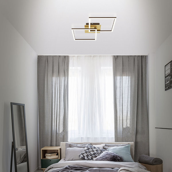 LED-Deckenleuchte Frame IV - Nylon / Eisen - 2-flammig