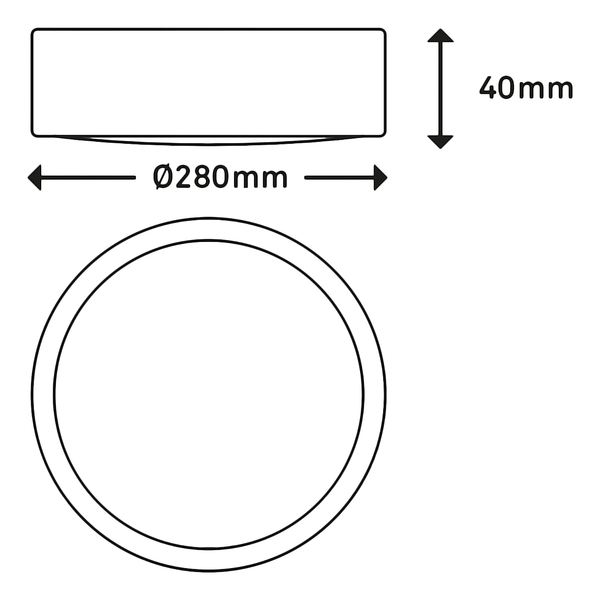 LED-Deckenleuchte Runa I - Nylon / Eisen - 1-flammig - Schwarz