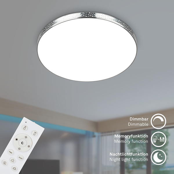 LED-Deckenleuchte Maga I - Nylon / Eisen - 1-flammig