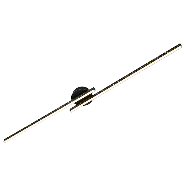 LED-Deckenleuchte Rey I - Kunststoff / Eisen - 2-flammig