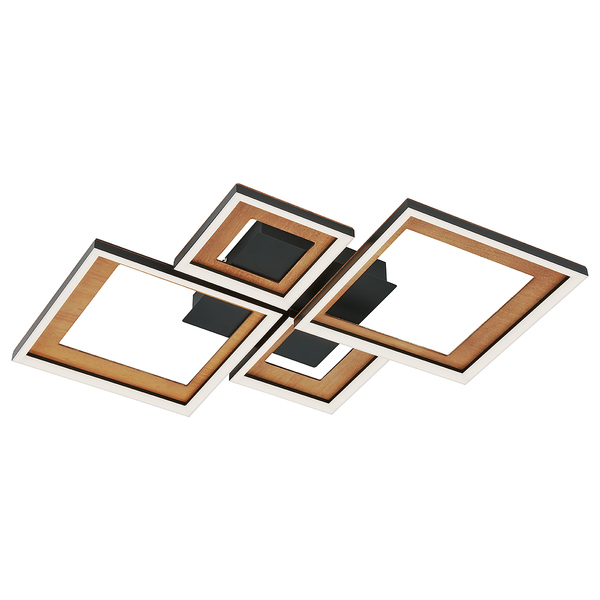 LED-Deckenleuchte Frame XI - Nylon / Eisen - 2-flammig