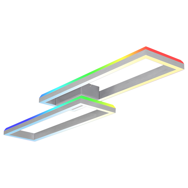 LED-Deckenleuchte Frame Back VI - Nylon / Eisen - 2-flammig
